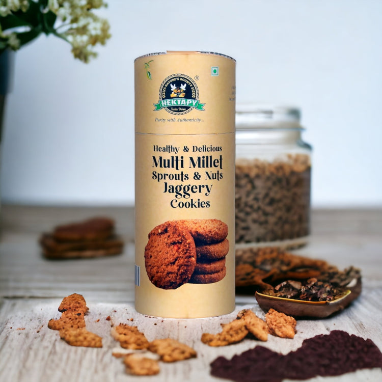 Multi Millet sprouts & nuts Cookies