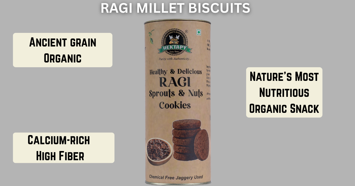 ragi millet biscuits organic healthy snack finger millet