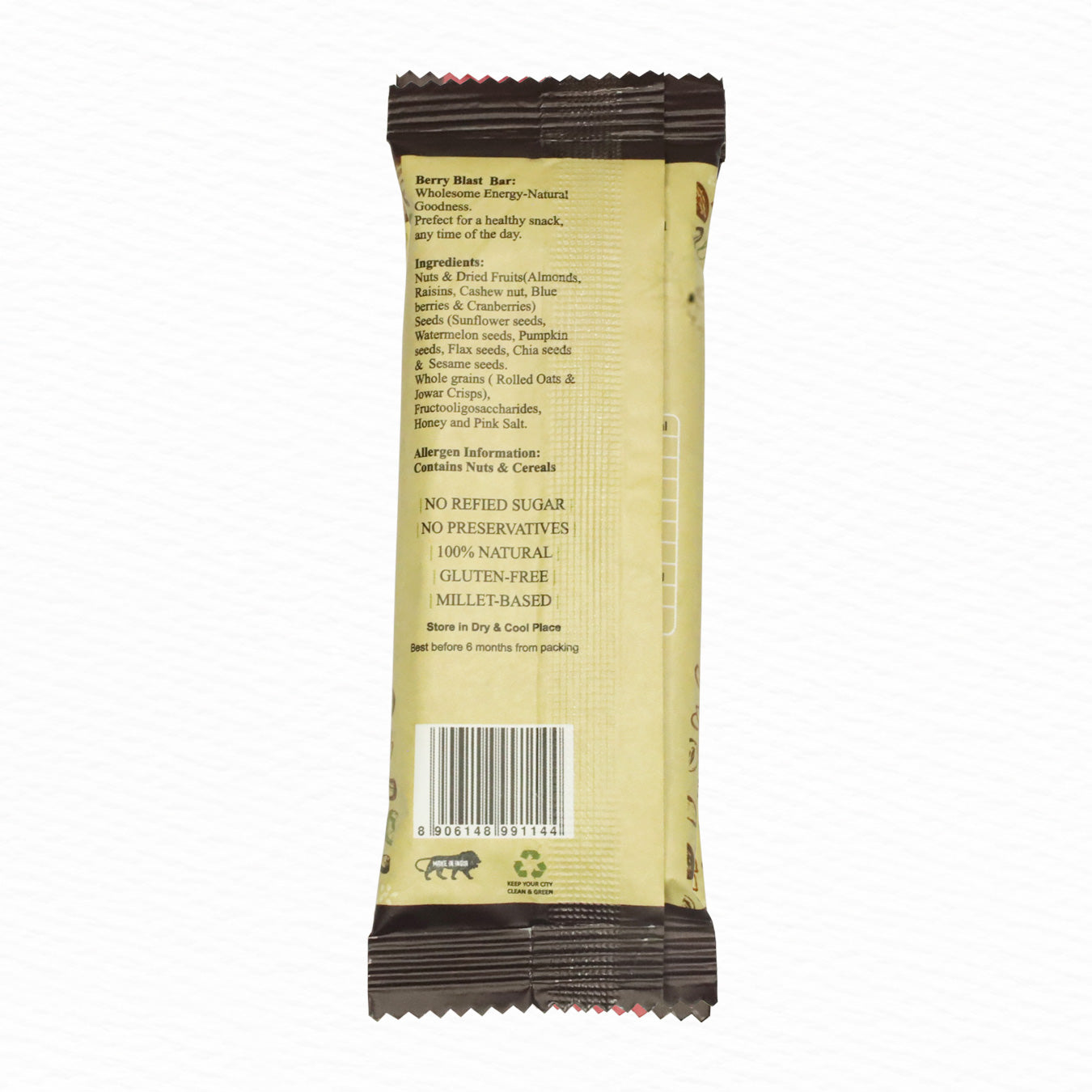 Hektapy Berry Blast NutriBar
